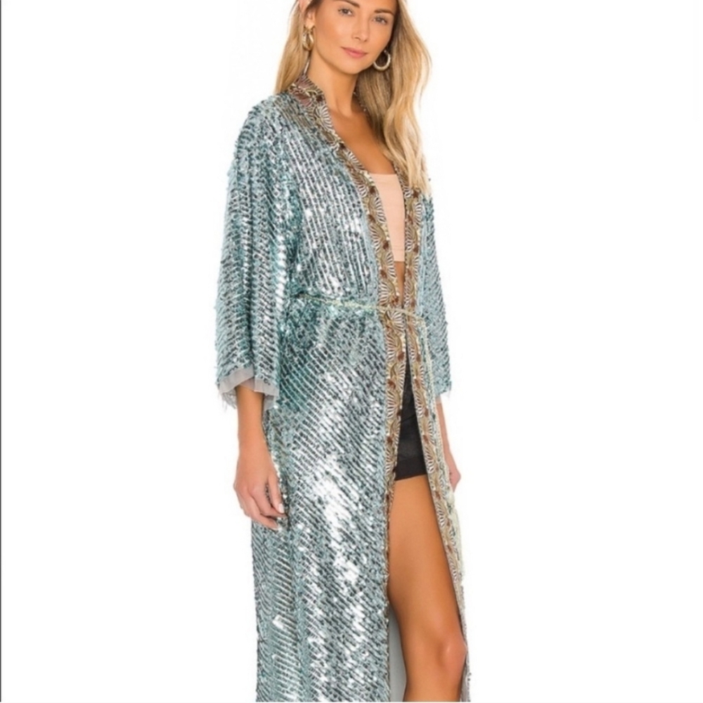Free People Sequin Duster - Picture 5 of 11
